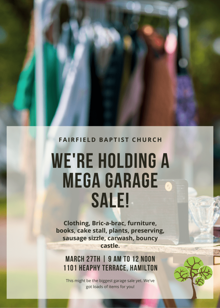 Garage Sale Flyer